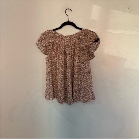 Ulla Johnson Blouse Akil Short Sleeve in Akil - Picture 4 of 8